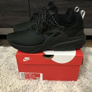 New Nike Air Presto React Black Cat Running Shoes